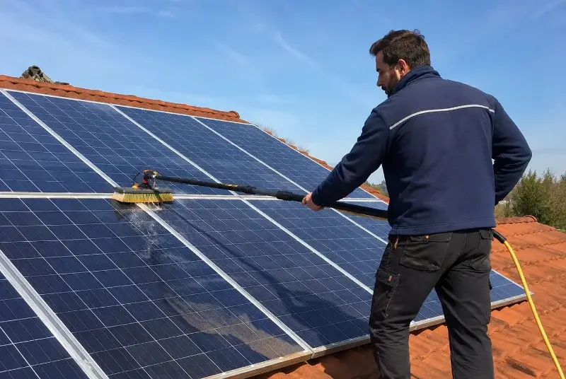Nettoyage et entretien de panneaux solaires à Gries