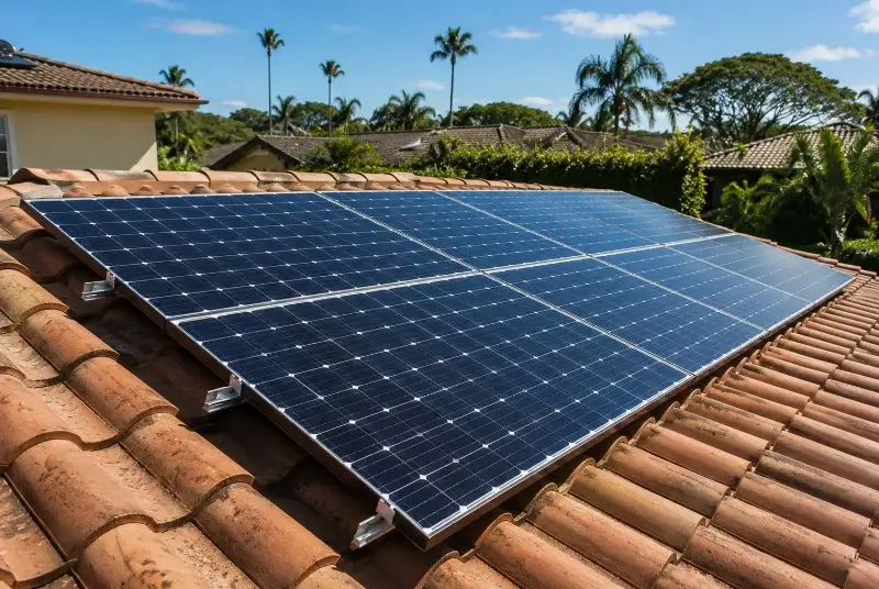 Installation de panneaux solaires à Gries